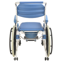 22 inch Wheelchair Aluminium Commode Chair