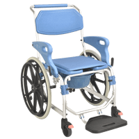 22 inch Wheelchair Aluminium Commode Chair