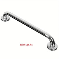 Stainless Steel Grab Bar - Safety Handrail for Bathroom, Shower, and Hallway Support - Available in 30cm, 40cm, 50cm