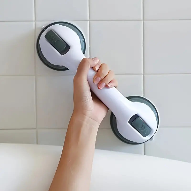 Suction Grab Bar for Bathroom Safety ,1pc Modern Non-Slip Shower Handle: Easy Install, Powerful Suction, Safety Grip, Contemporary Design for Bathroom Security