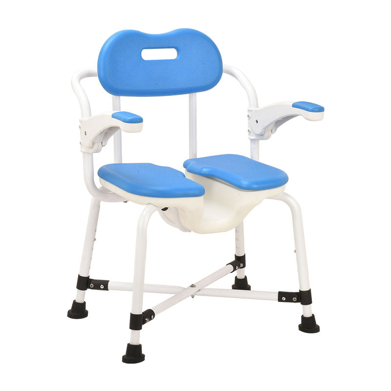 Blue Aluminium Bath Chair 5 Level Adjustment