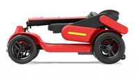 Red Medium Sized Scooter with High Capacity Battery