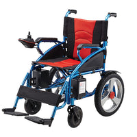 Red Black Electric Wheelchair Portable