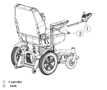 Comfy Black Multilevel Electric Wheelchair >20 KM Range