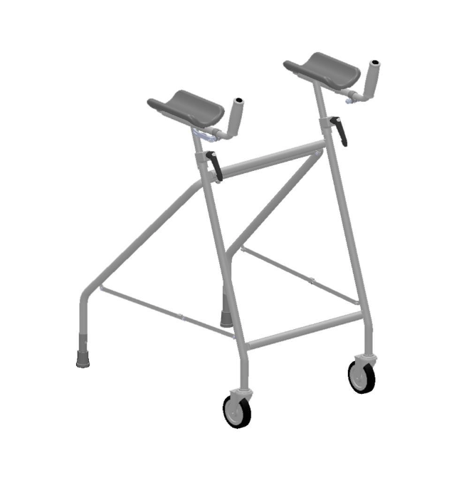 K Care Walking Tutor with Swivel Wheels and Rear Glides