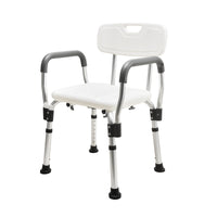 Thick White Aluminium Bath Chair