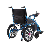 Red Black Electric Wheelchair Portable