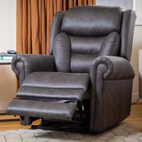 DONATELLO LIFT RECLINER - LATERAL BACKREST CANYON STEEL