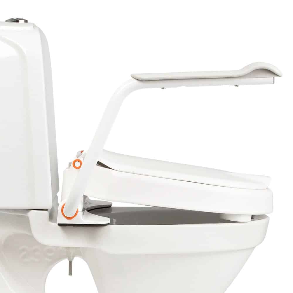 Etac Hi-Loo Fixed Toilet Seat Raiser with/without arm support