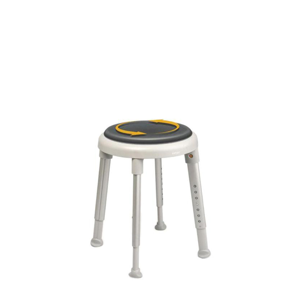 Etac Easy Swivel Seat Shower Stool (With Swivel Pad) Grey