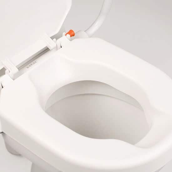 Etac Hi-Loo Fixed Toilet Seat Raiser with/without arm support