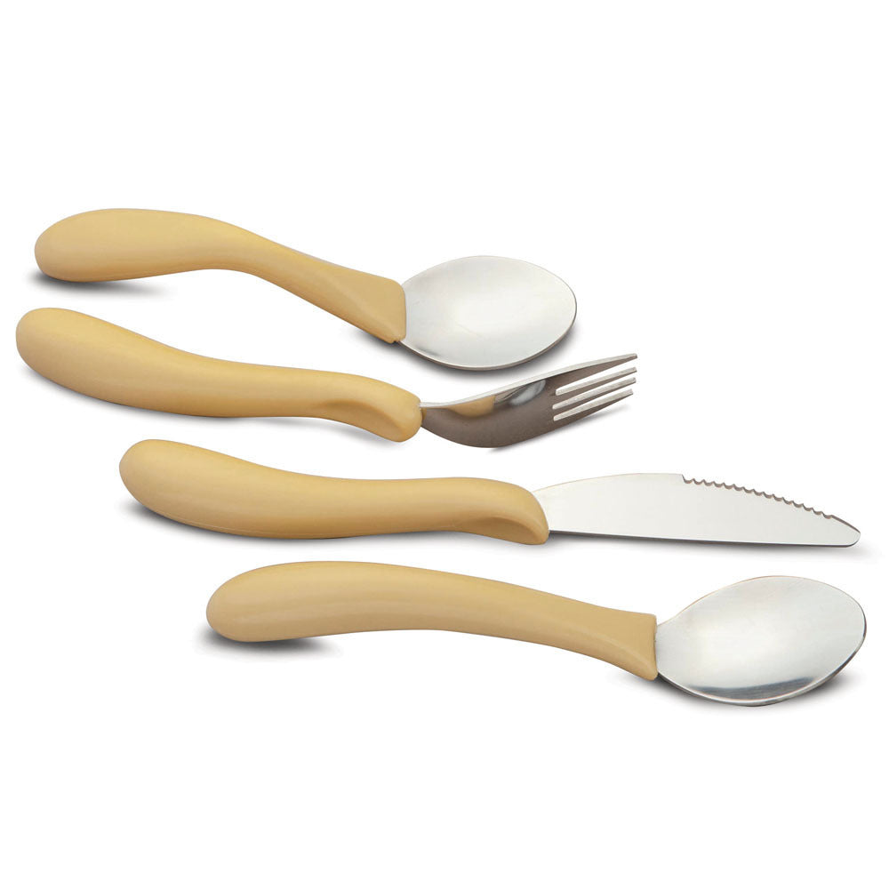 Caring Cutlery Kit - Knife, Fork, Standard Spoon and Teaspoon