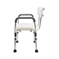 Thick White Aluminium Bath Chair