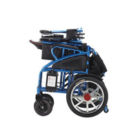 Red Black Electric Wheelchair Portable