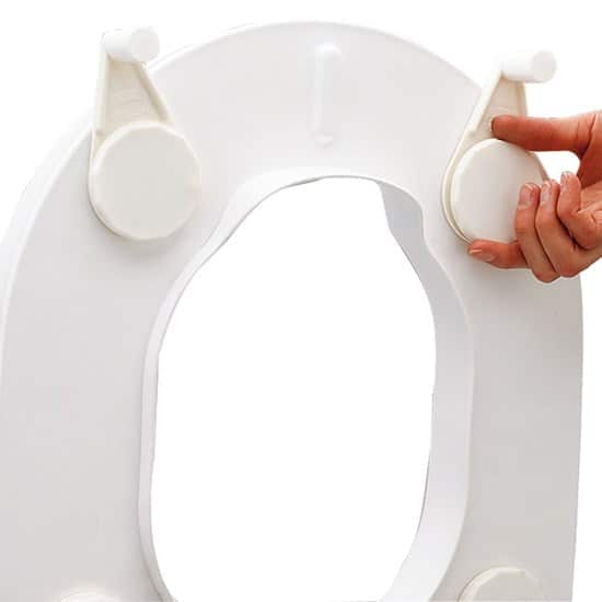 Etac Hi-Loo Toilet Seat Raiser with brackets