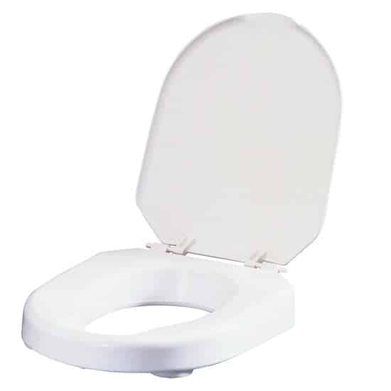 Etac Hi-Loo Toilet Seat Raiser with brackets