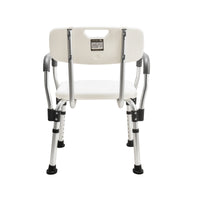 Thick White Aluminium Bath Chair