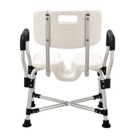 Lightweight White Aluminium Bath Chair