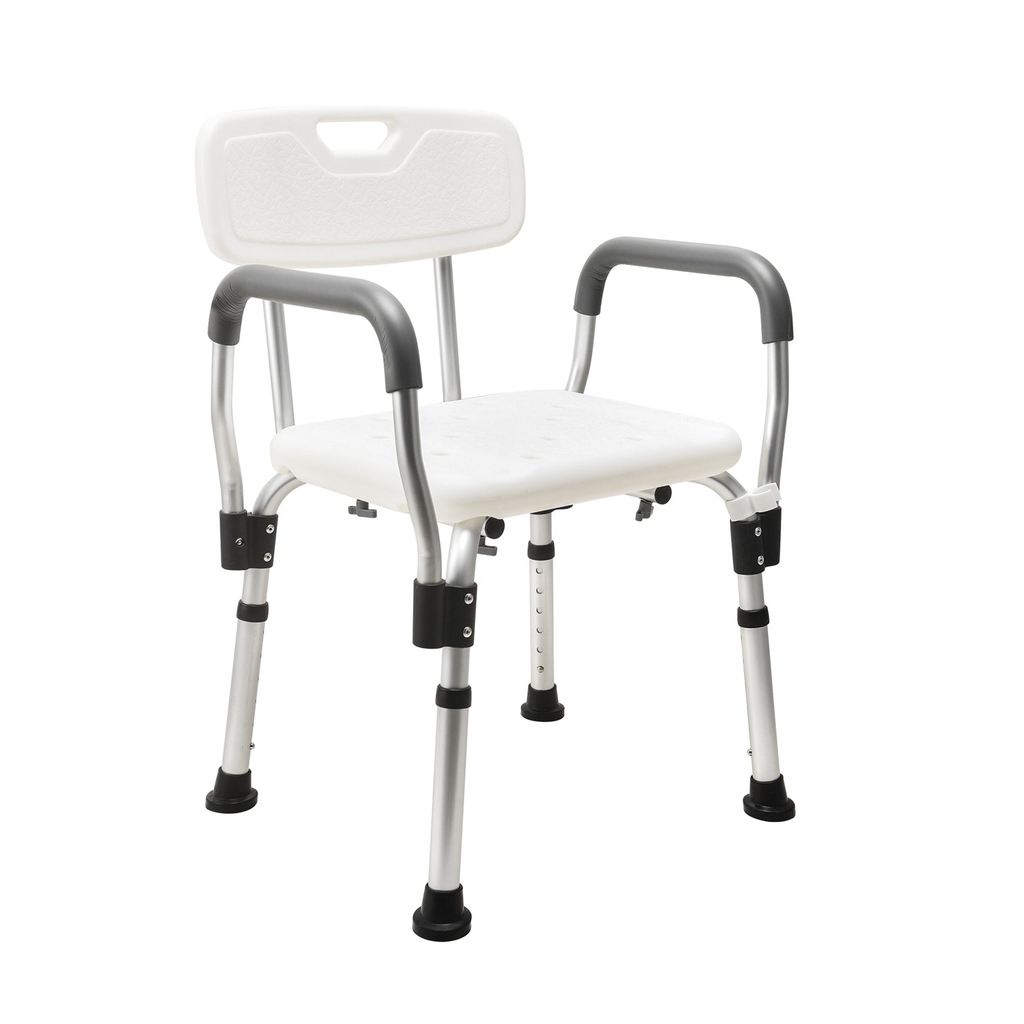 Thick White Aluminium Bath Chair