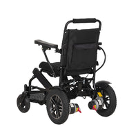 Medium Range Black Electric Wheelchair 12inch Max Load 100Kg