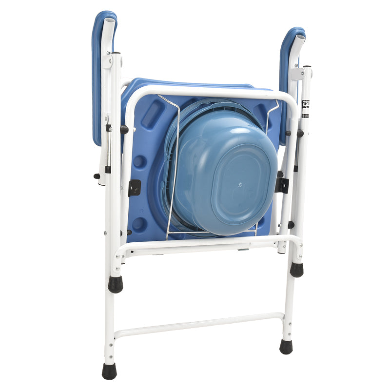 Thick Frame Commode Chair with Waterproof Seat