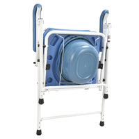 Thick Frame Commode Chair with Waterproof Seat