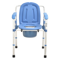 Foldable Commode Chair with Aluminium Frame