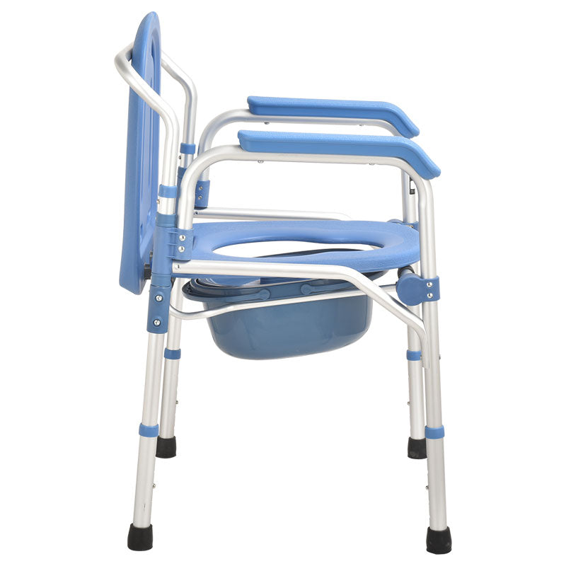 Foldable Commode Chair with Aluminium Frame