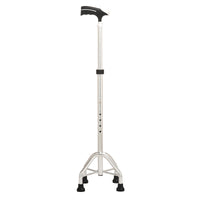 Sturdy Silver Aluminium Walking Stick