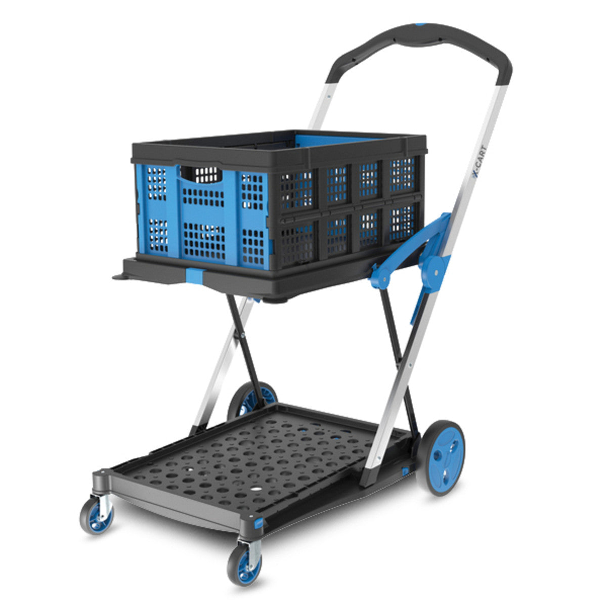 X-Cart Lightweight Folding Trolley Cart - Lightweight Folding Trolley Cart