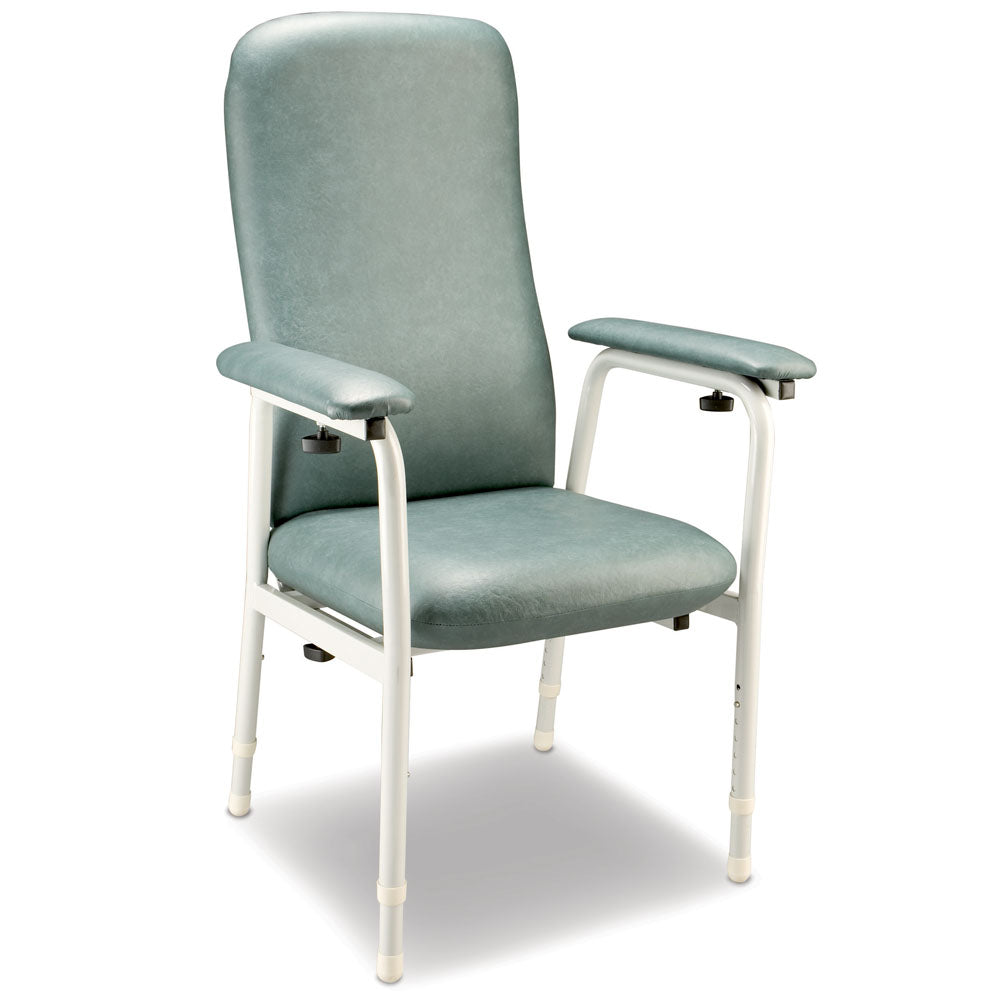 Euro Chair - Slate Vinyl with Tilting Castor