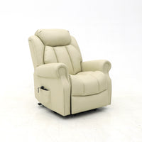 Luxury Air Leather Lift Recliner Chair with OKIN Motor, 35D Foam, and High Weight Capacity