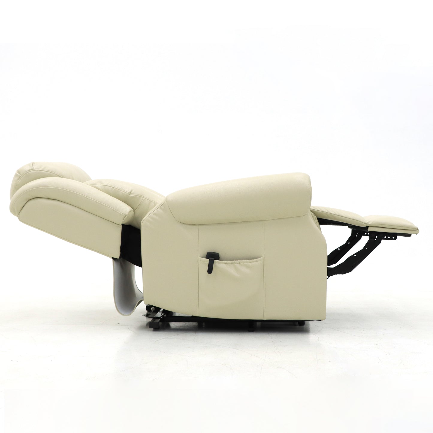 Luxury Air Leather Lift Recliner Chair with OKIN Motor, 35D Foam, and High Weight Capacity