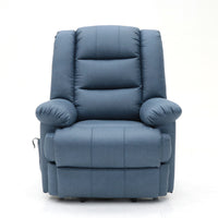 Blue Power Recliner Lift Chair 180 kg Max Load High density Foam