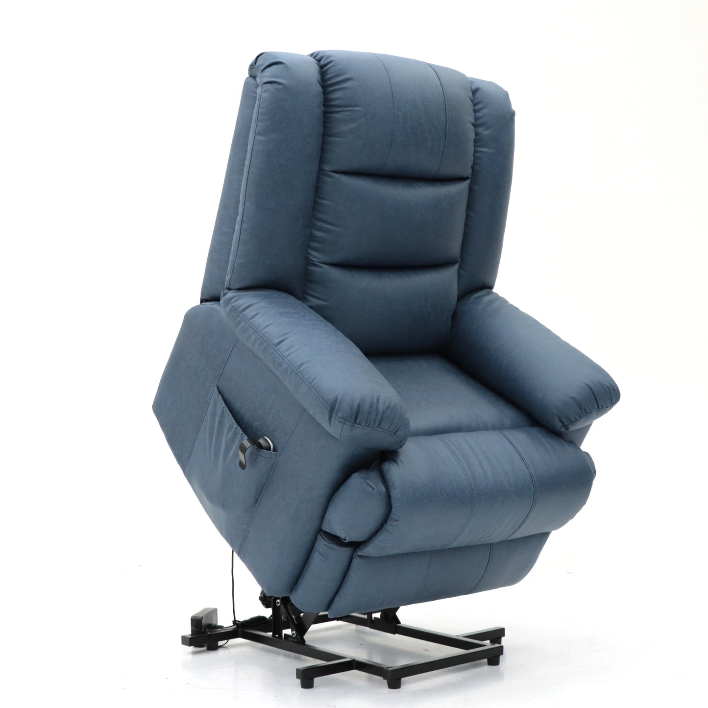 Blue Power Recliner Lift Chair 180 kg Max Load High density Foam