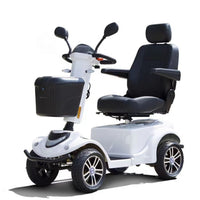 Heavy Duty Disability Scooter with 250 Kg Max Load (White & Blue)