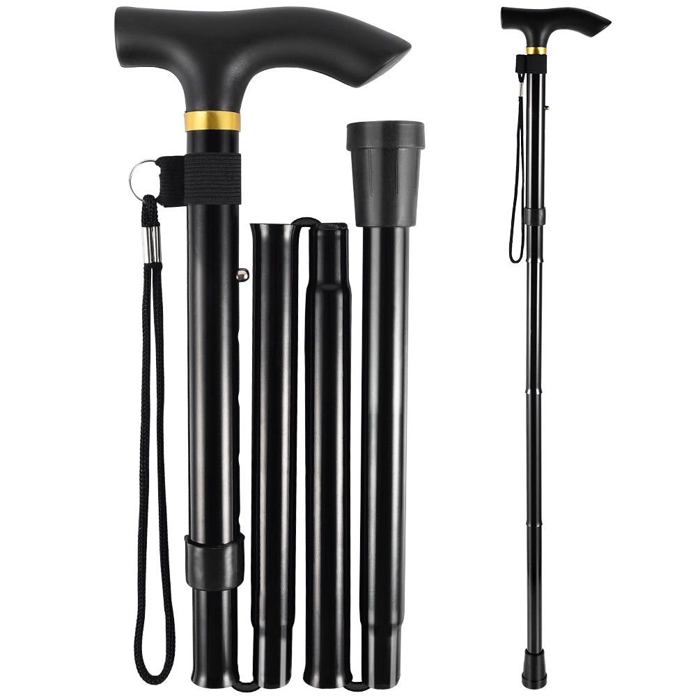 Folding Walking Stick with Sturdy Design