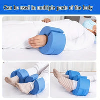 Multi-Functional Body Positioning Support Cushion ,1pc Hand Circle, Foot Circle, Flipping Pad, Lifting Pad, Suitable For Nursing Elderly Paralyzed Bedridden Patients, Rehabilitation Ankle Pad, Wrist Pad, Removable And Washable