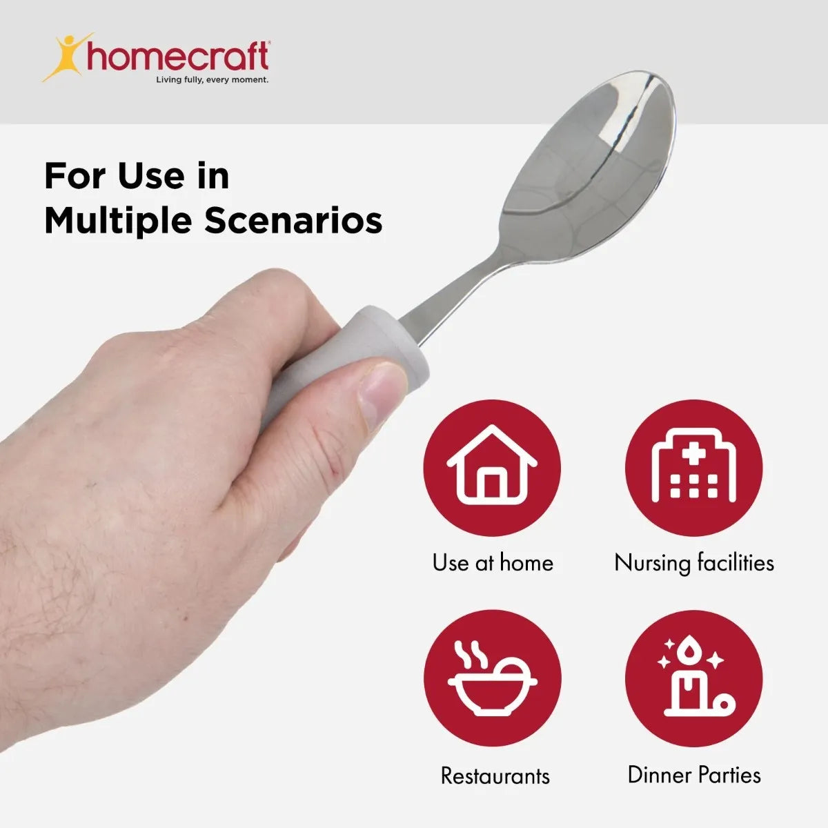 Homecraft Lightweight Foam Handled Cutlery