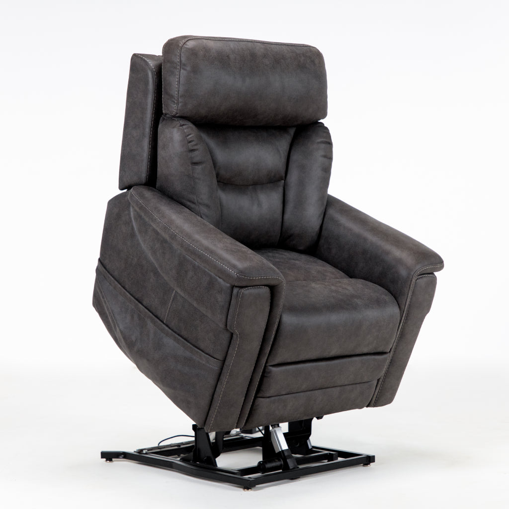 DONATELLO PLUS LIFT RECLINER - CANYON STEEL