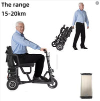 3 Wheel Mobility Power Scooter Electric Folding for Seniors Travel Wheelchair